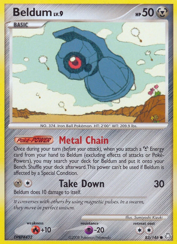 Beldum 83/146, Legends Awakened Pokémon card