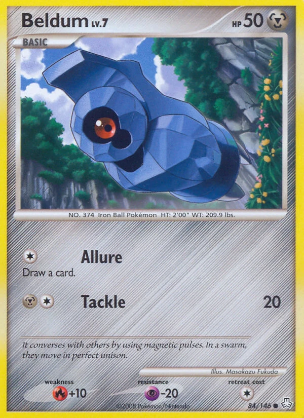 Beldum 84/146, Legends Awakened Pokémon card