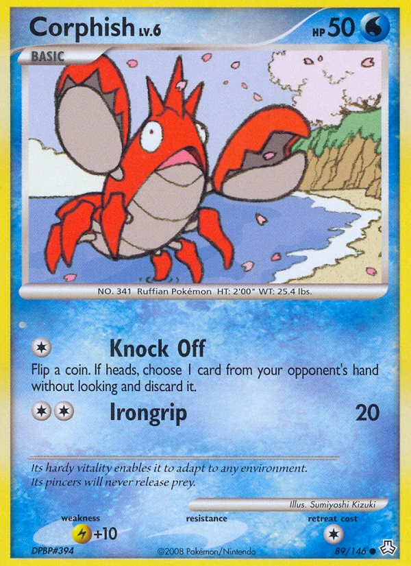Corphish 89/146, Legends Awakened Pokémon card