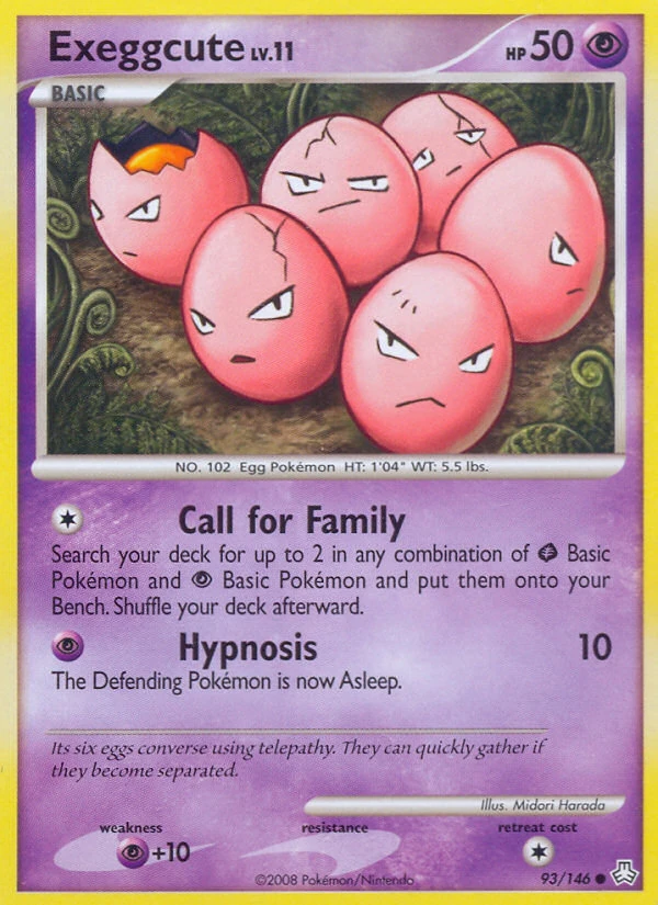 Exeggcute 93/146, Legends Awakened Pokémon card