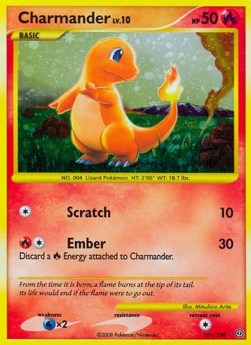 Charmander 101/100 from Stormfront