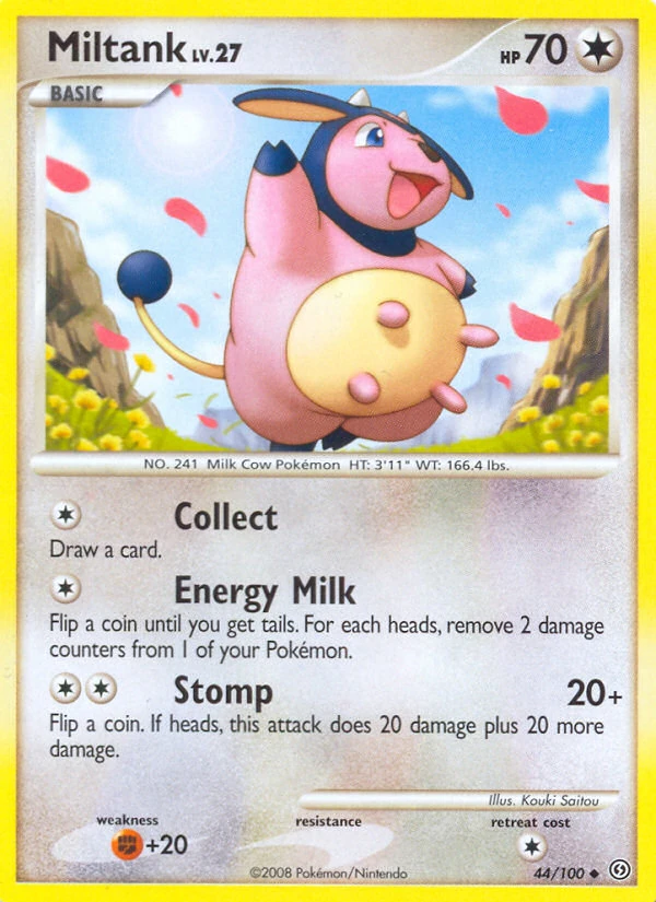 Miltank 44/100, Stormfront Pokémon card