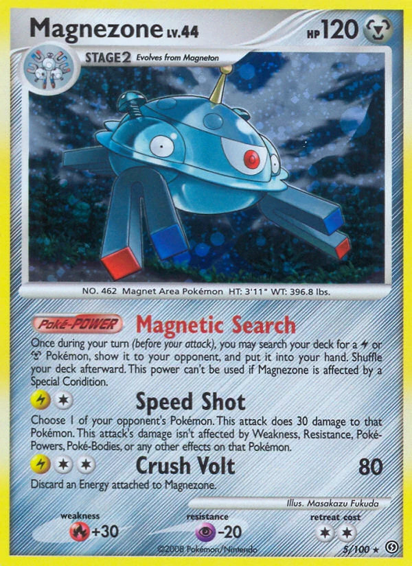 Magnezone 5/100, Stormfront Pokémon card