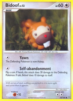 Bidoof 54/100, Stormfront