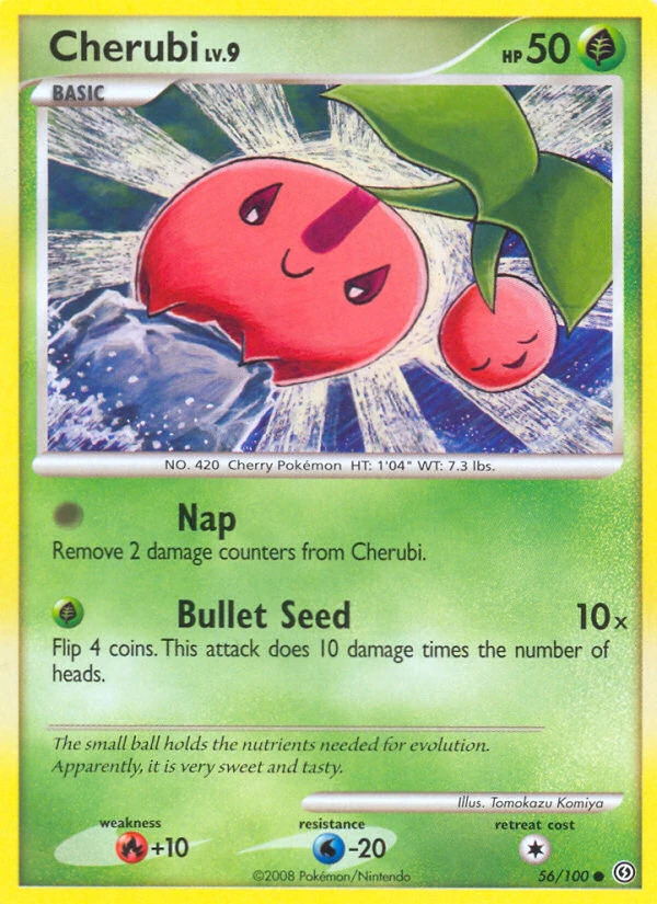 Cherubi 56/100, Stormfront Pokémon card
