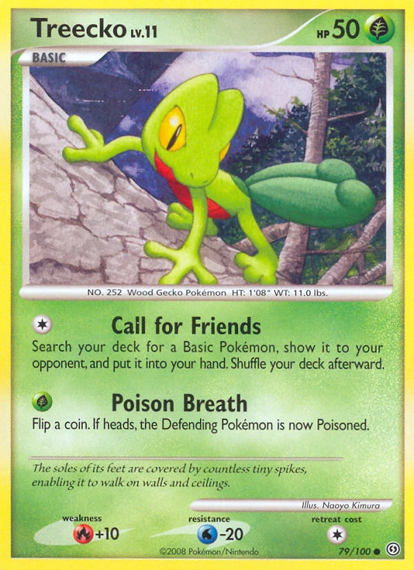 Treecko 79/100, Stormfront Pokémon card