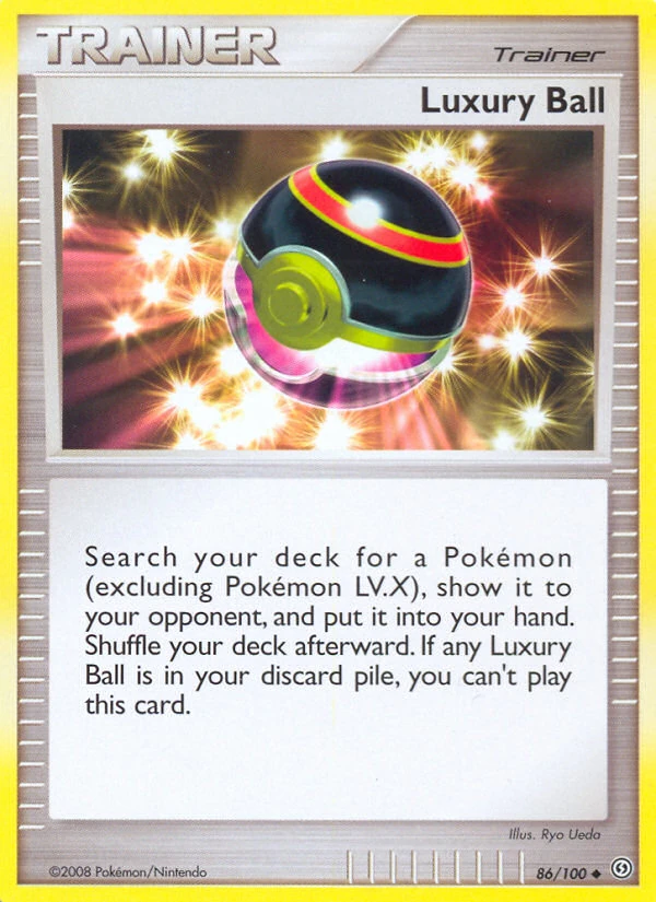 Luxury Ball 86/100, Stormfront Pokémon card