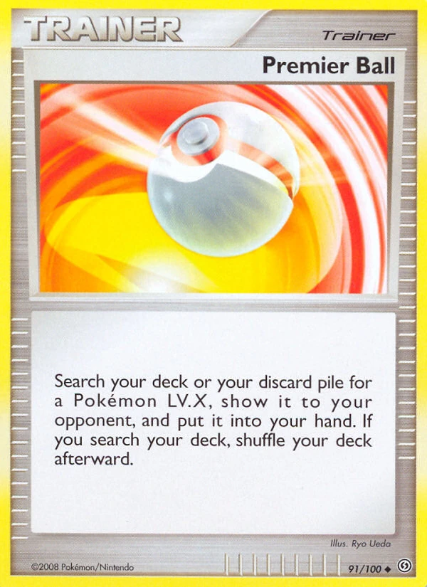 Premier Ball 91/100, Stormfront Pokémon card