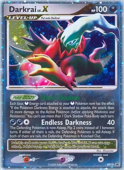 Darkrai LV.X DP19, DP Black Star Promos