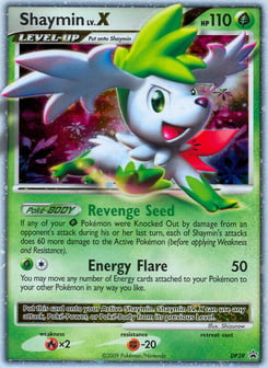 Shaymin LV.X DP39, DP Black Star Promos