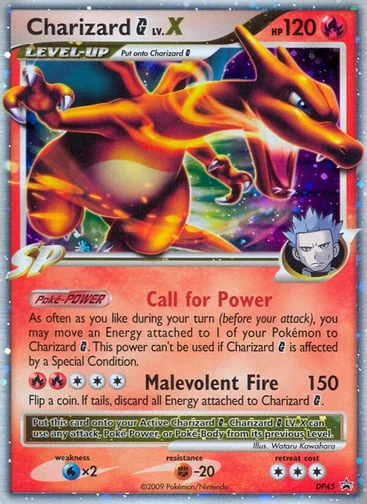 Charizard G LV.X DP45 from DP Black Star Promos