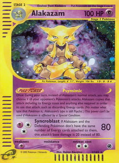 Alakazam 1/165, Expedition Base Set