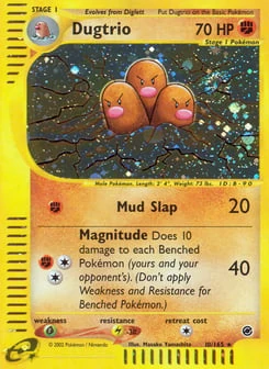 Dugtrio 10/165, Expedition Base Set
