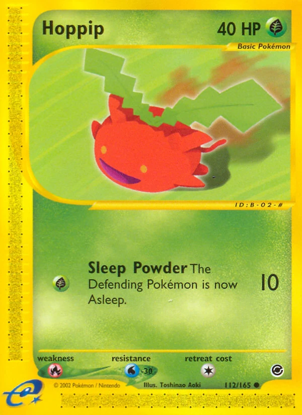 Hoppip 112/165, Expedition Base Set Pokémon card