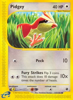 Pidgey 123/165, Expedition Base Set
