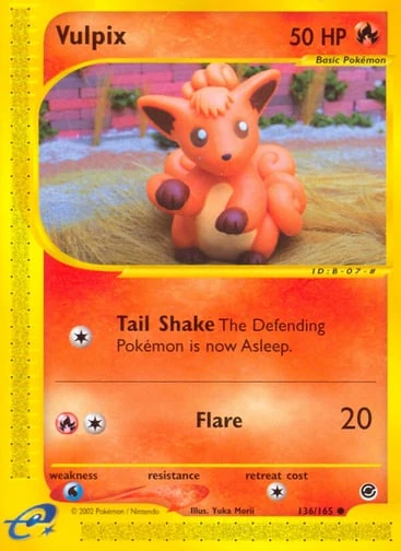 Vulpix 136/165 from Expedition Base Set