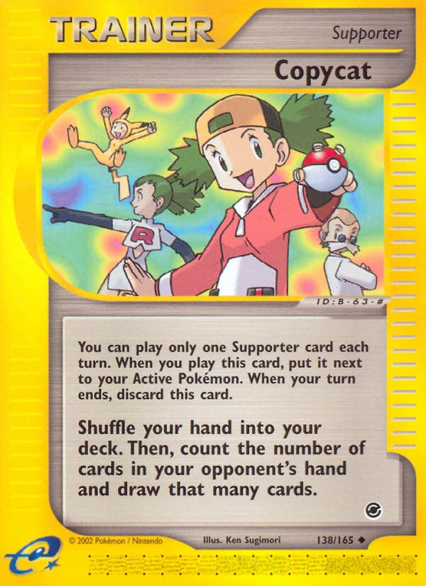 Copycat 138/165, Expedition Base Set Pokémon card