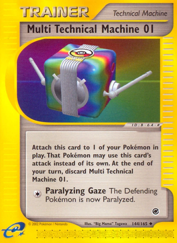 Multi Technical Machine 01 144/165, Expedition Base Set Pokémon card