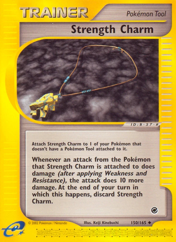 Strength Charm 150/165, Expedition Base Set Pokémon card