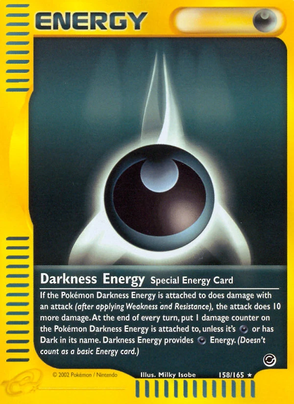 Darkness Energy 158/165, Expedition Base Set Pokémon card