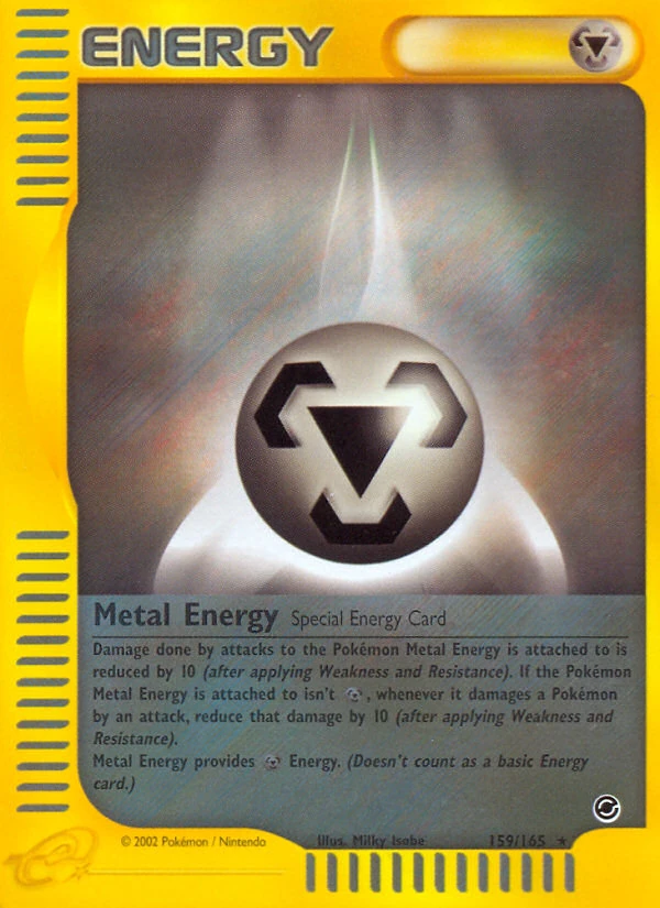 Metal Energy 159/165, Expedition Base Set Pokémon card
