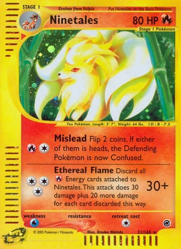Ninetales 21/165 from Expedition Base Set