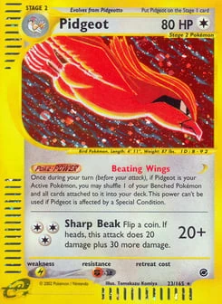 Pidgeot 23/165, Expedition Base Set