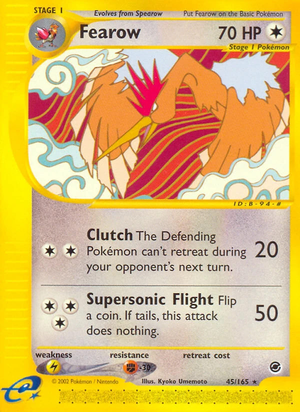 Fearow 45/165, Expedition Base Set Pokémon card