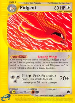 Pidgeot 59/165, Expedition Base Set