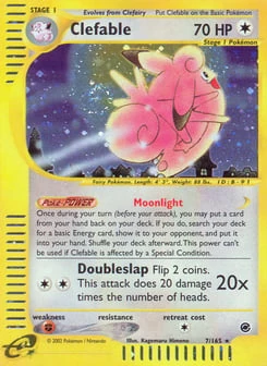 Clefable 7/165, Expedition Base Set
