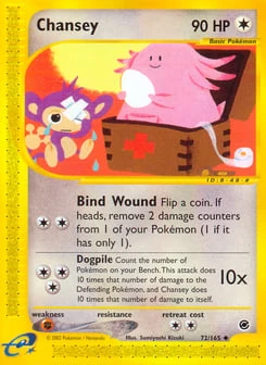 Chansey 72/165, Expedition Base Set