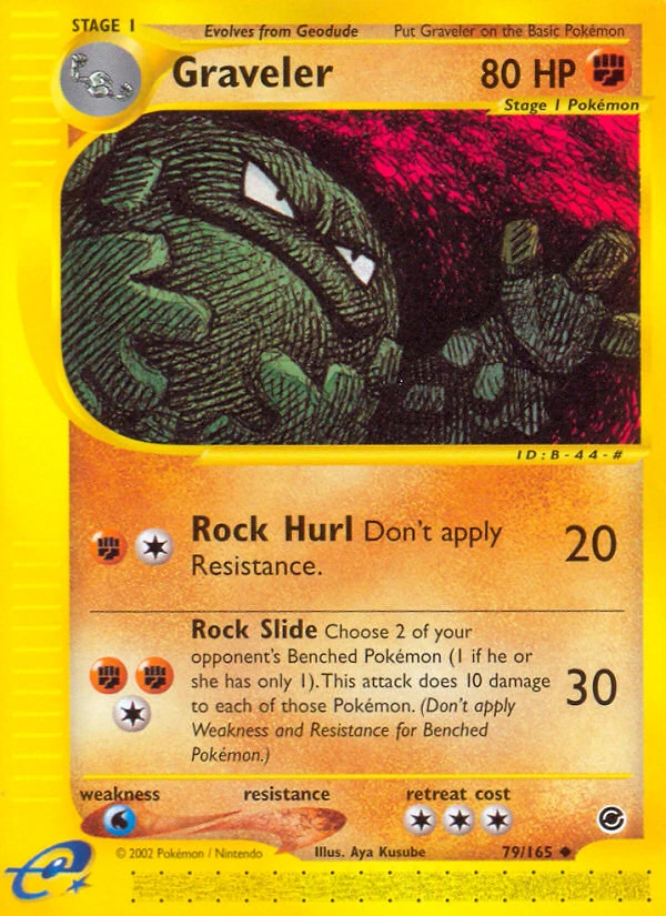 Graveler 79/165, Expedition Base Set Pokémon card