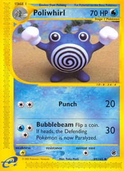 Poliwhirl 89/165, Expedition Base Set