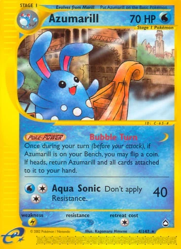 Azumarill 4/147 from Aquapolis