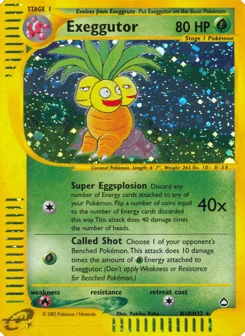 Exeggutor H10, Aquapolis