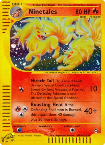 Ninetales H19 from Aquapolis
