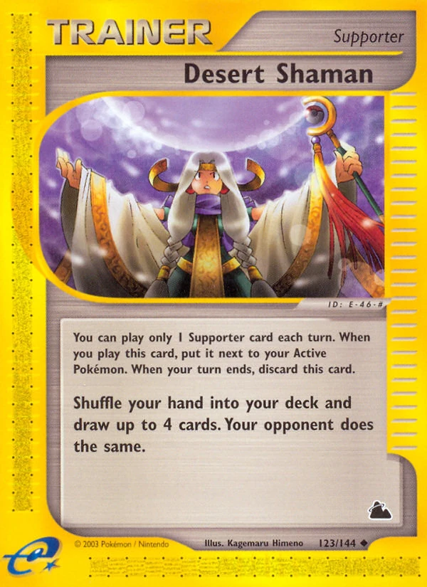 Desert Shaman 123/144, Skyridge Pokémon card