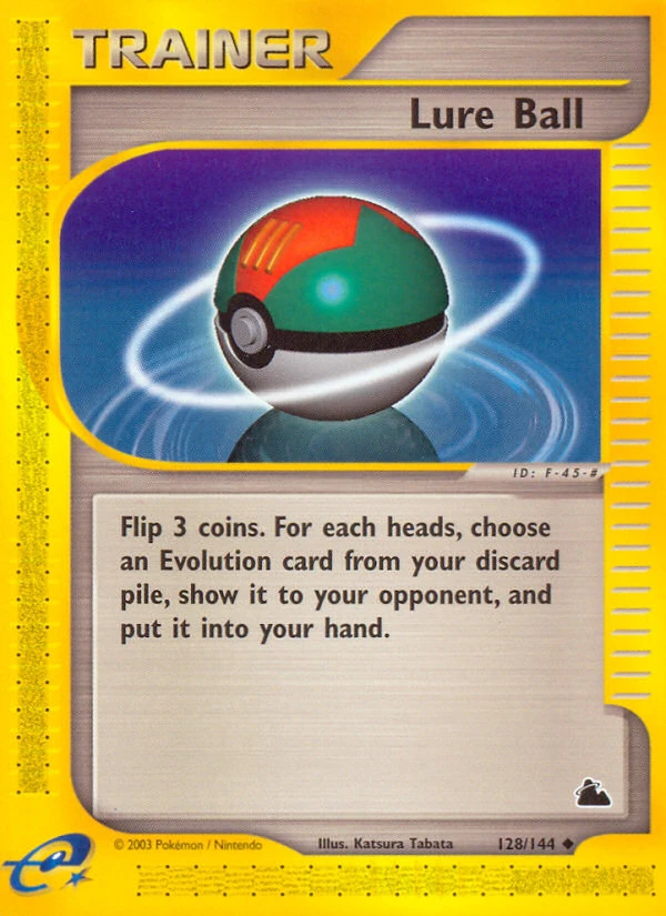 Lure Ball 128/144, Skyridge Pokémon card