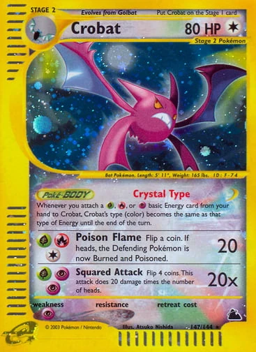 Crobat 147/144 from Skyridge