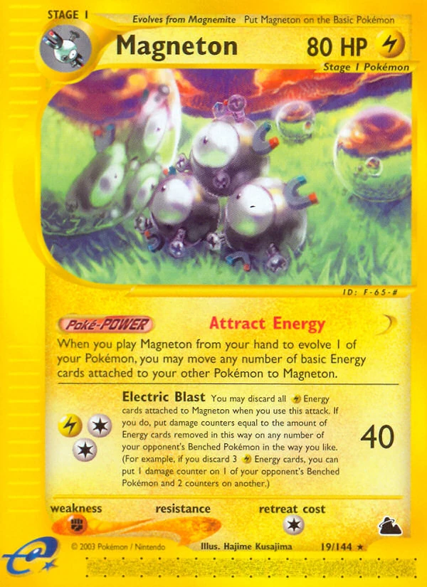 Magneton 19/144, Skyridge Pokémon card