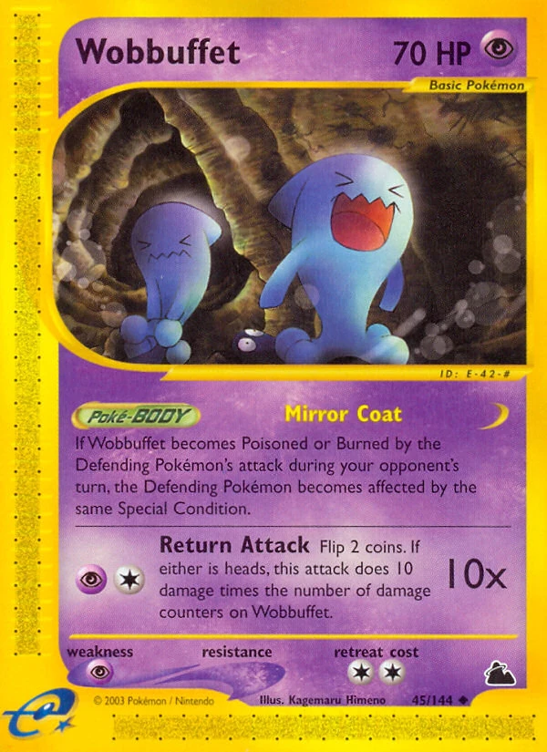 Wobbuffet 45/144, Skyridge Pokémon card
