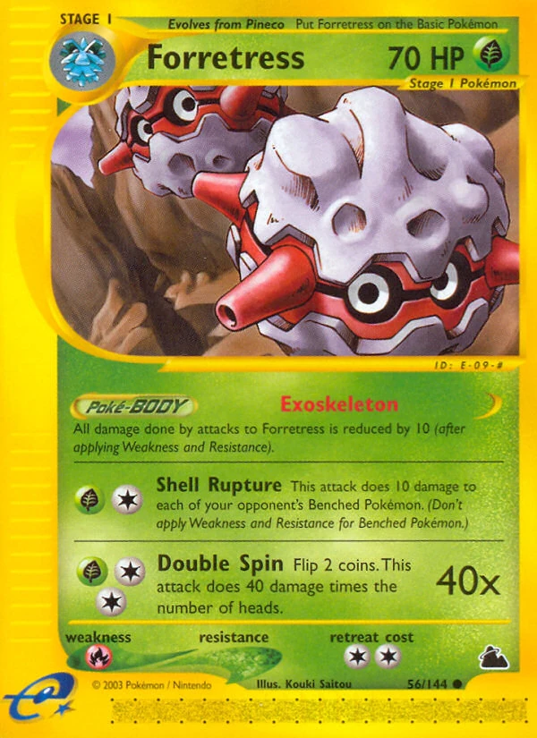 Forretress 56/144, Skyridge Pokémon card
