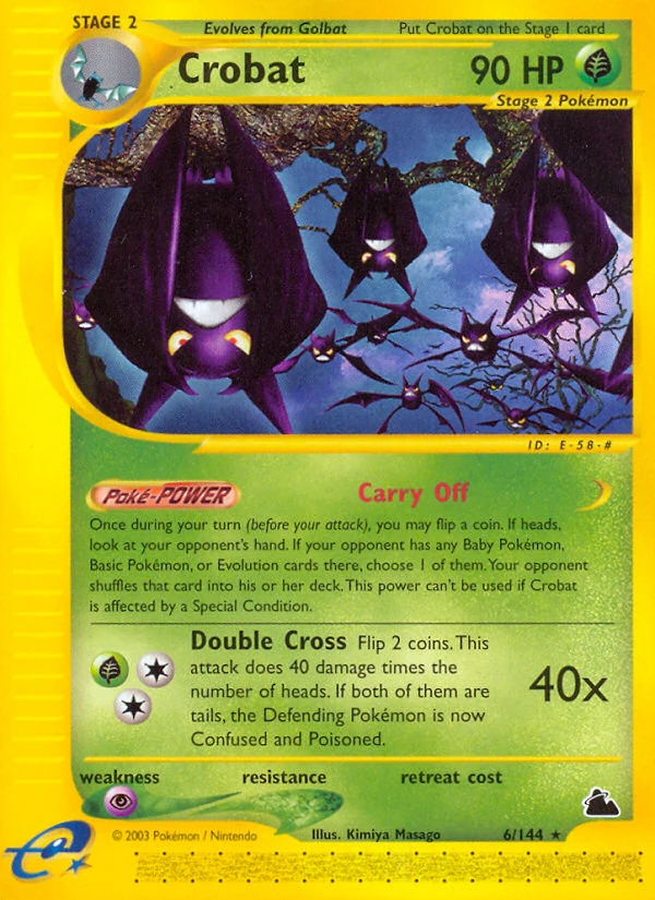 Crobat 6/144, Skyridge Pokémon card