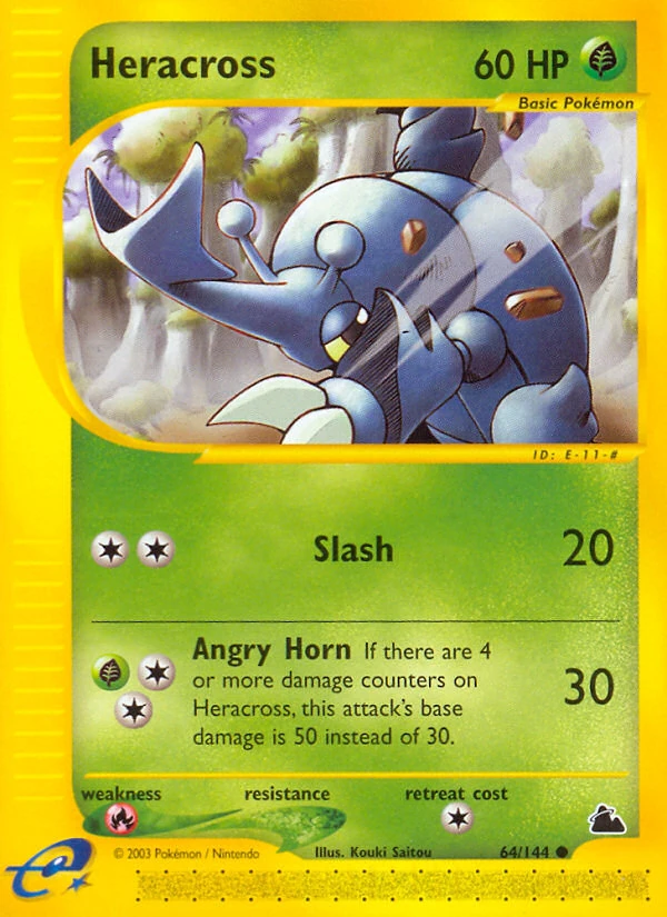 Heracross 64/144, Skyridge Pokémon card