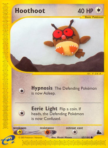 Hoothoot 65/144 from Skyridge