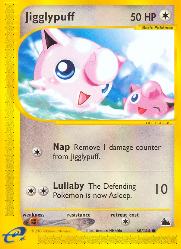Jigglypuff 68/144, Skyridge Pokémon card