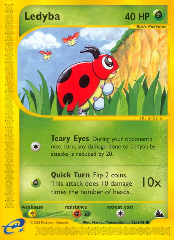 Ledyba 72/144, Skyridge Pokémon card