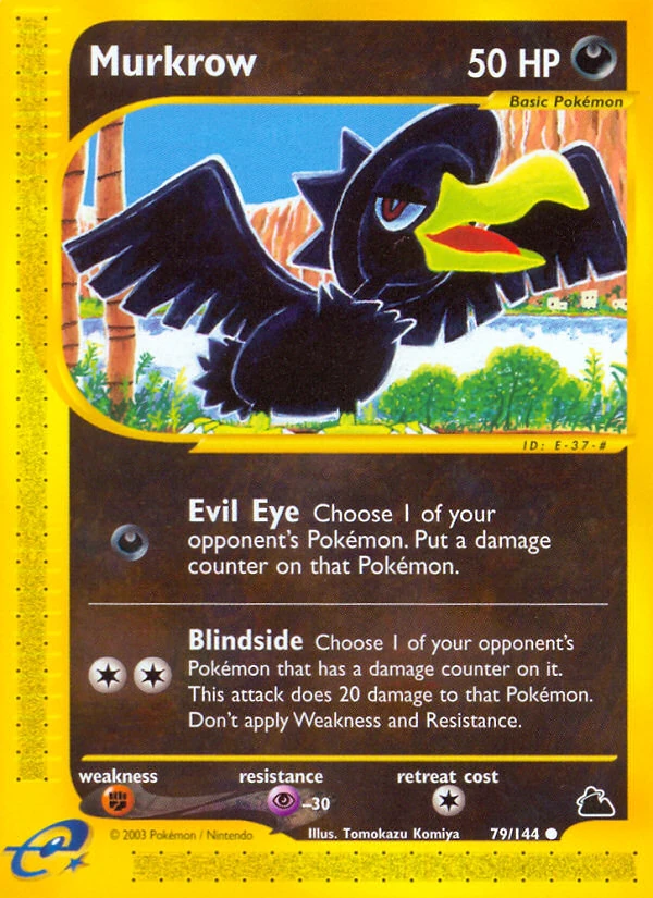 Murkrow 79/144, Skyridge Pokémon card