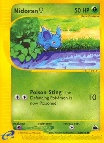 Nidoran ♀ 82/144 from Skyridge