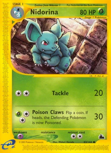 Nidorina 83/144 from Skyridge